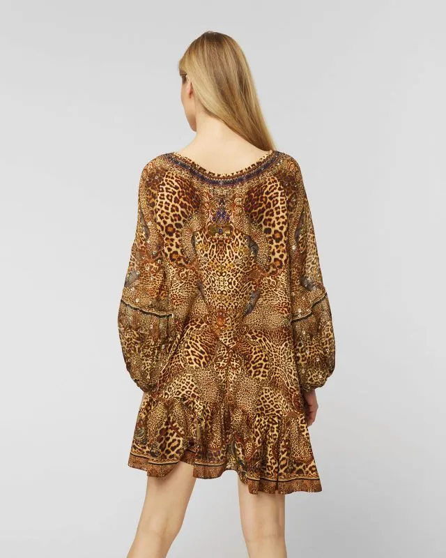 Abito CAMILLA BLOUSON SLEEVE A LINE FRILL