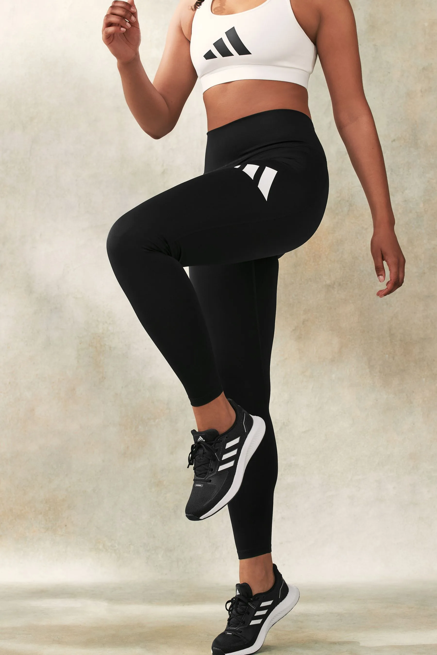 adidas Train Essential Full Length Big Logo Leggings    