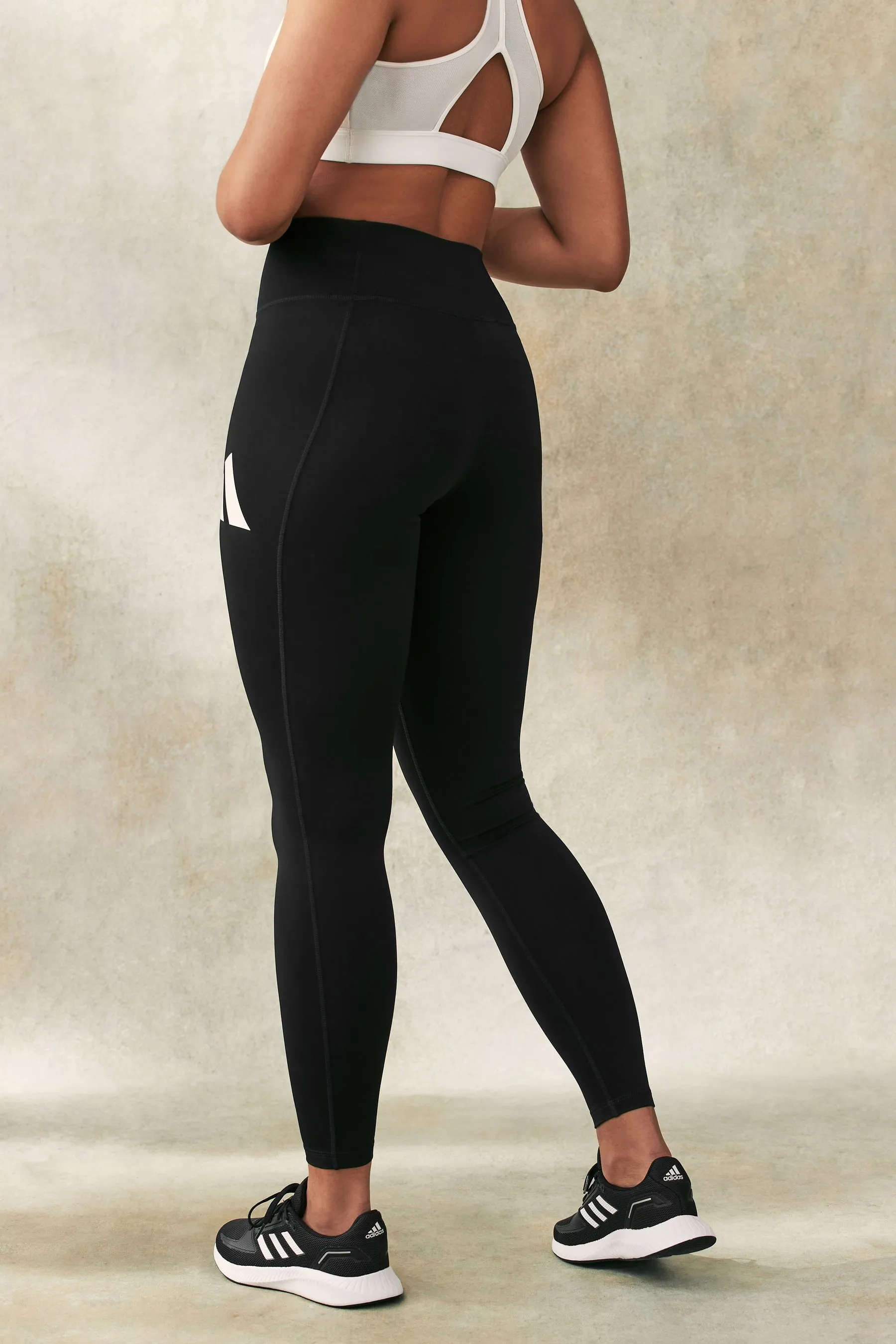 adidas Train Essential Full Length Big Logo Leggings    