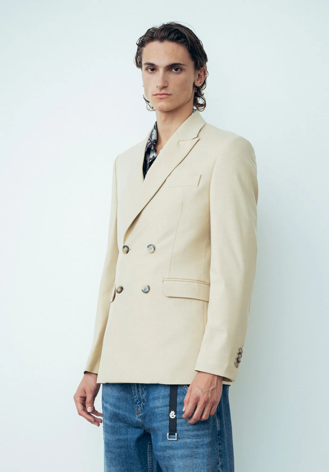 Blazer Doppiopetto Beige - Gaëlle Paris