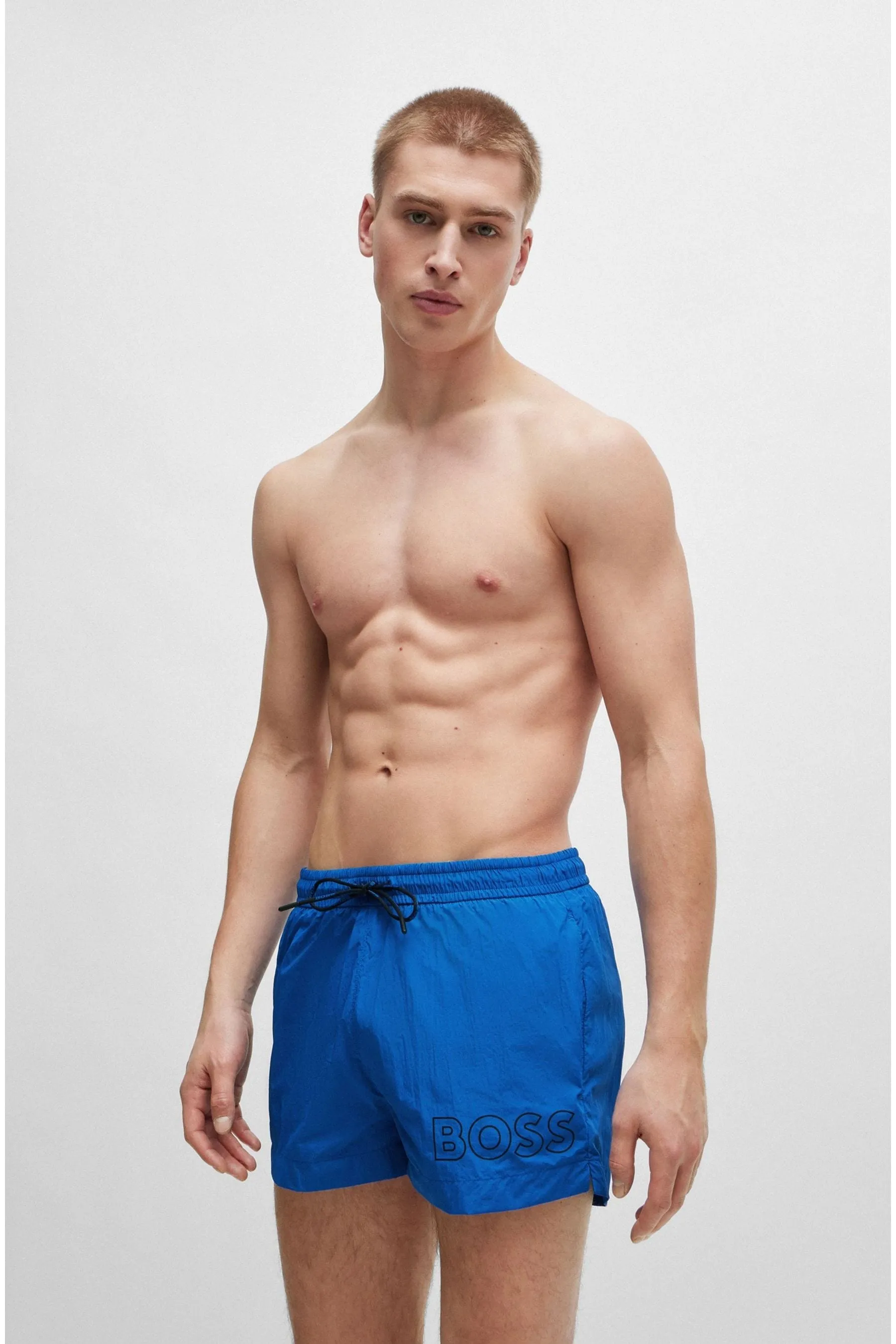 BOSS Shorts da bagno con logo ad asciugatura rapida