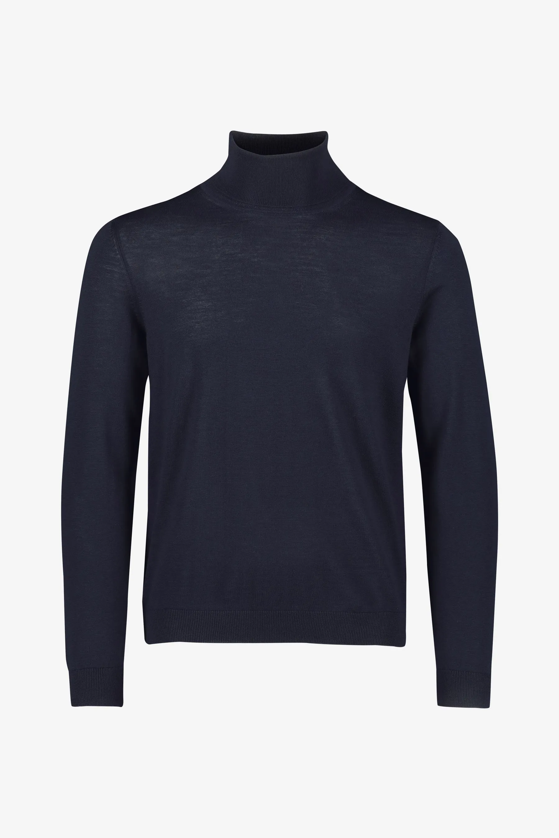 BOSS - Virgin - Maglia lavorata in lana con collo alto    