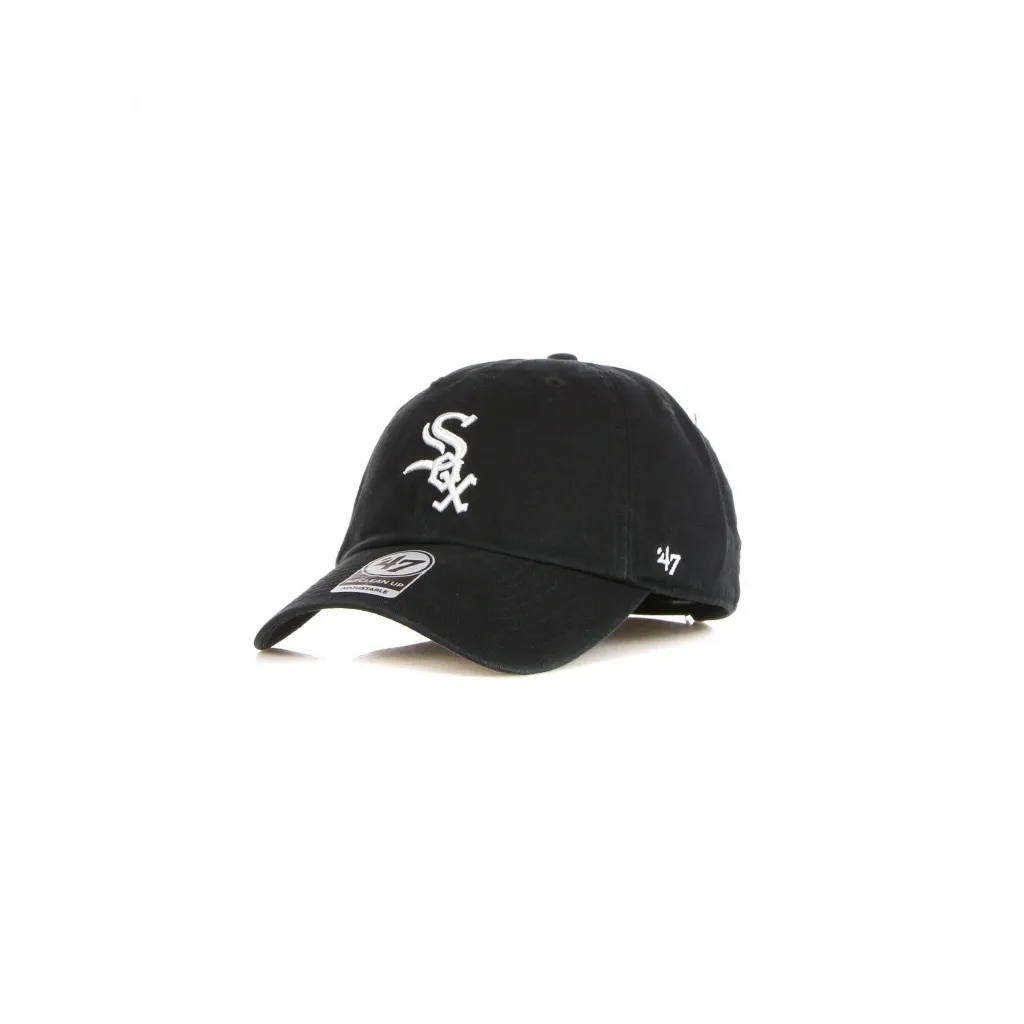 cappellino visiera curva uomo mlb clean up chiwhi BLACK/WHITE