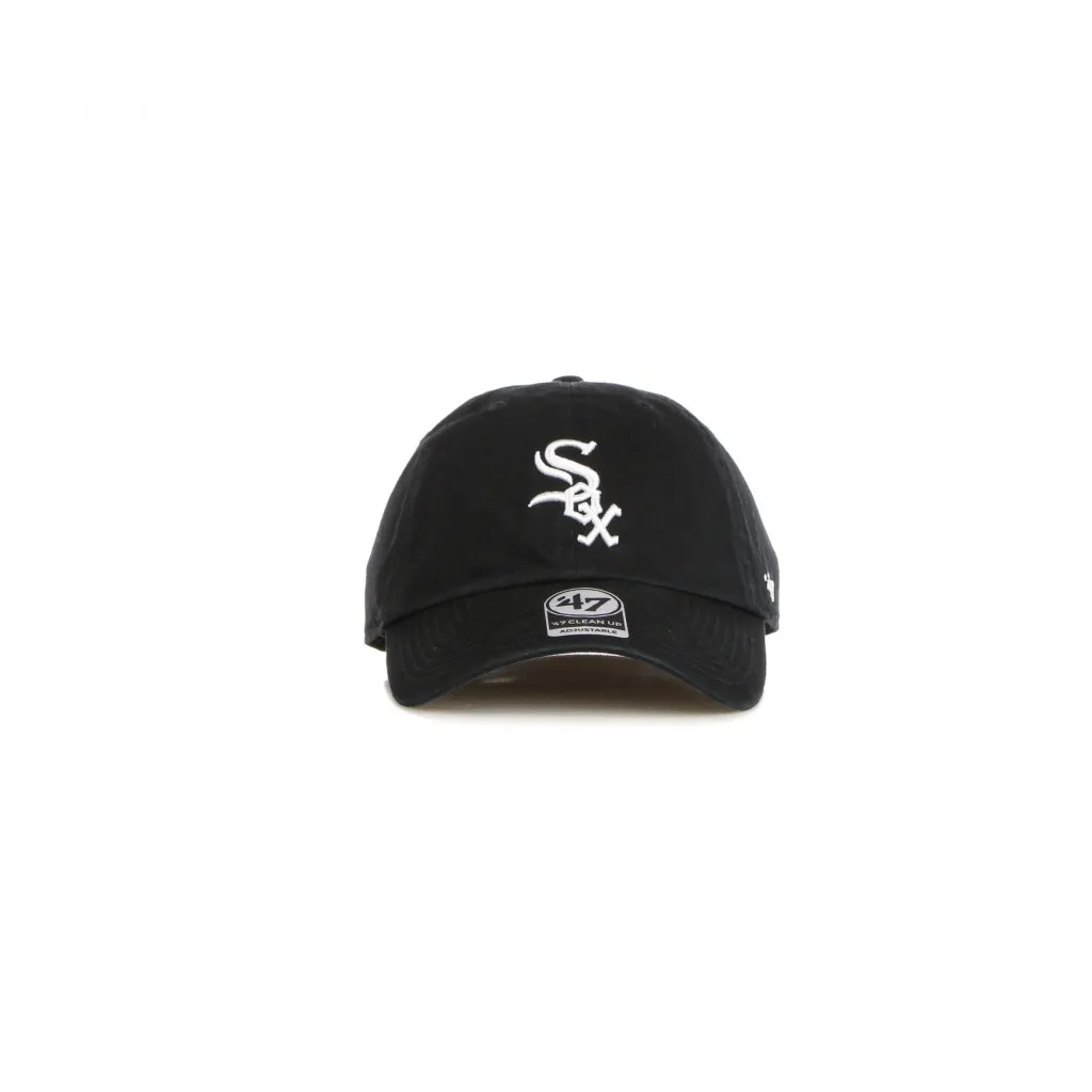 cappellino visiera curva uomo mlb clean up chiwhi BLACK/WHITE