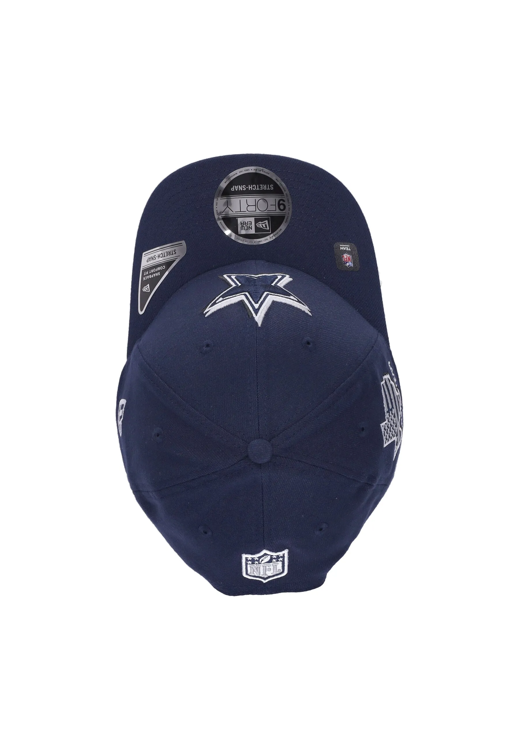 Cappellino Visiera Curva Uomo Nfl Draft 24 940 Cw Dalcow Original Team Colors