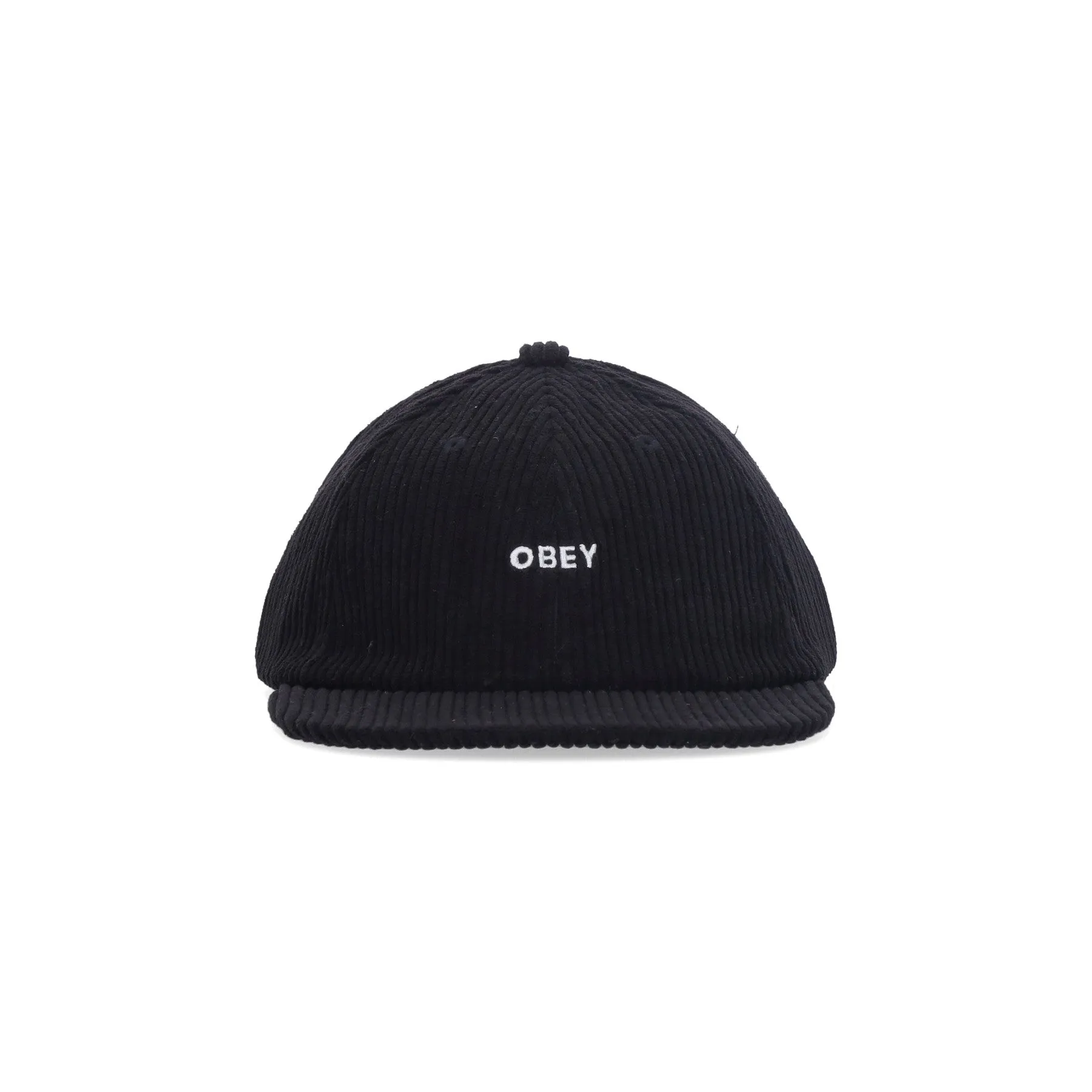 Cappellino Visiera Piatta Uomo Bold Cord 6 Panel Strapback Black