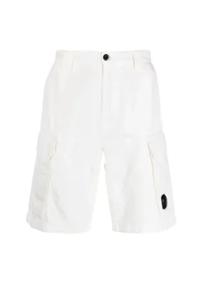 C.P. Company Bermuda in Cotone a Coste Bianco