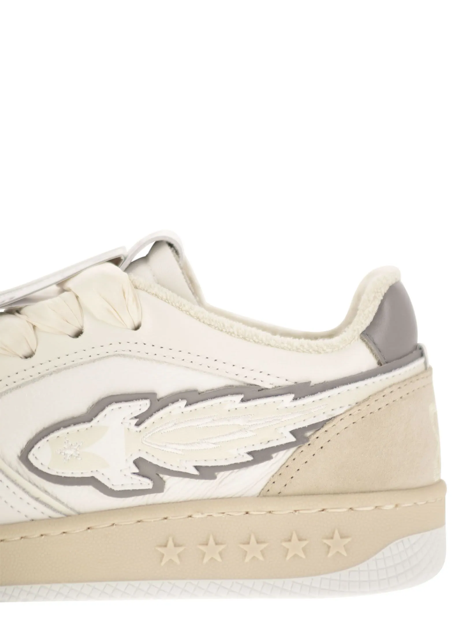 EJ EGG ROCKET – Leather trainers with logo