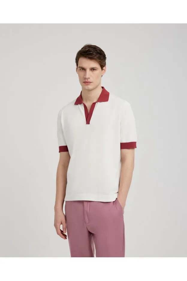  Filippo De Laurentiis     Filippo De Laurentiis Phi capsule polo skipper con dettagli    