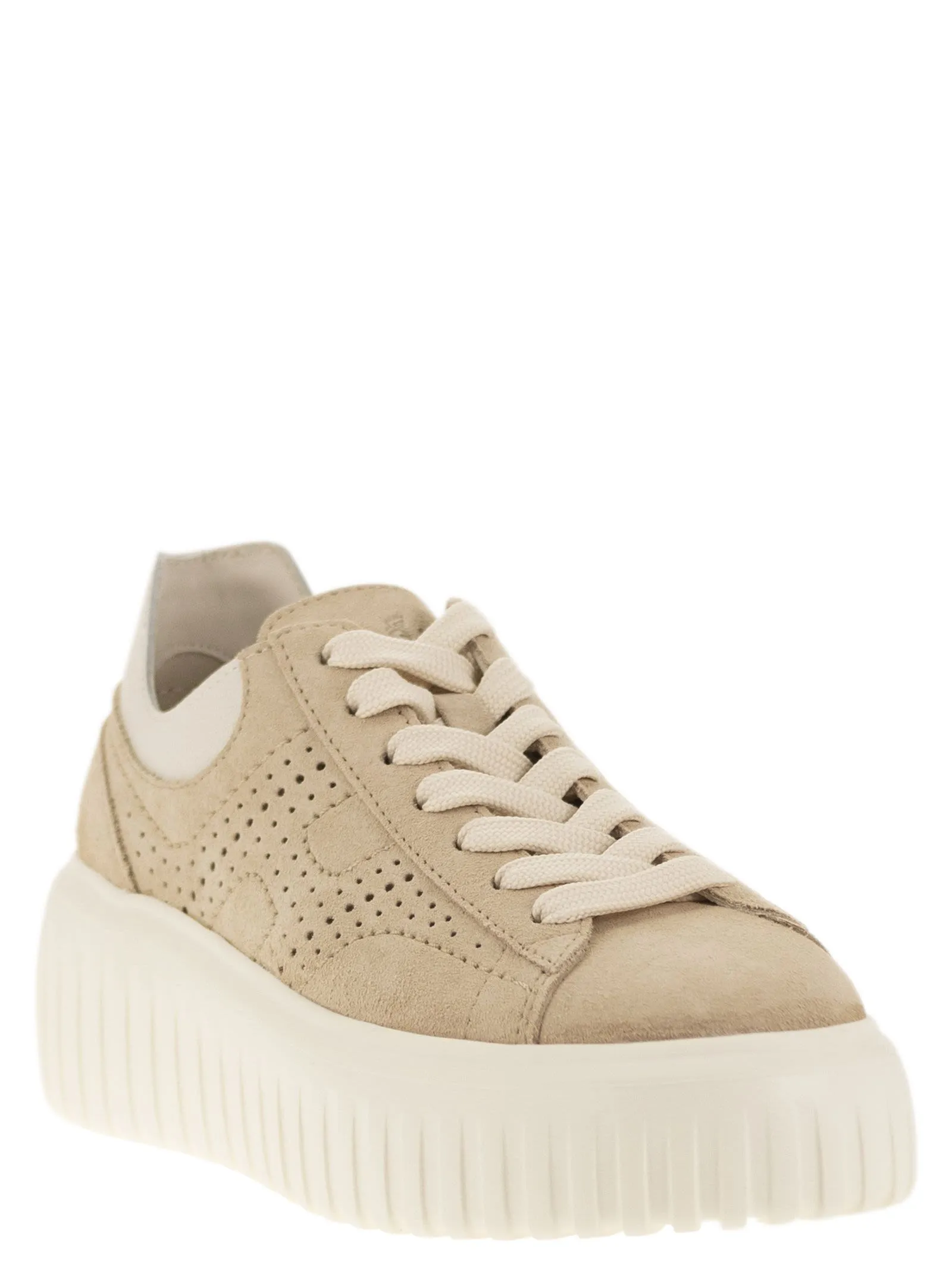 H-Stripes nubuck trainers
