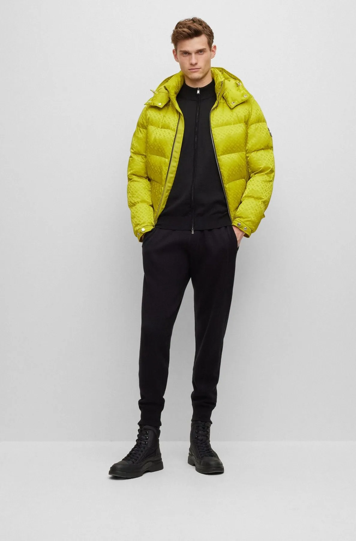 Hugo Boss Cardigan in Lana Nero
