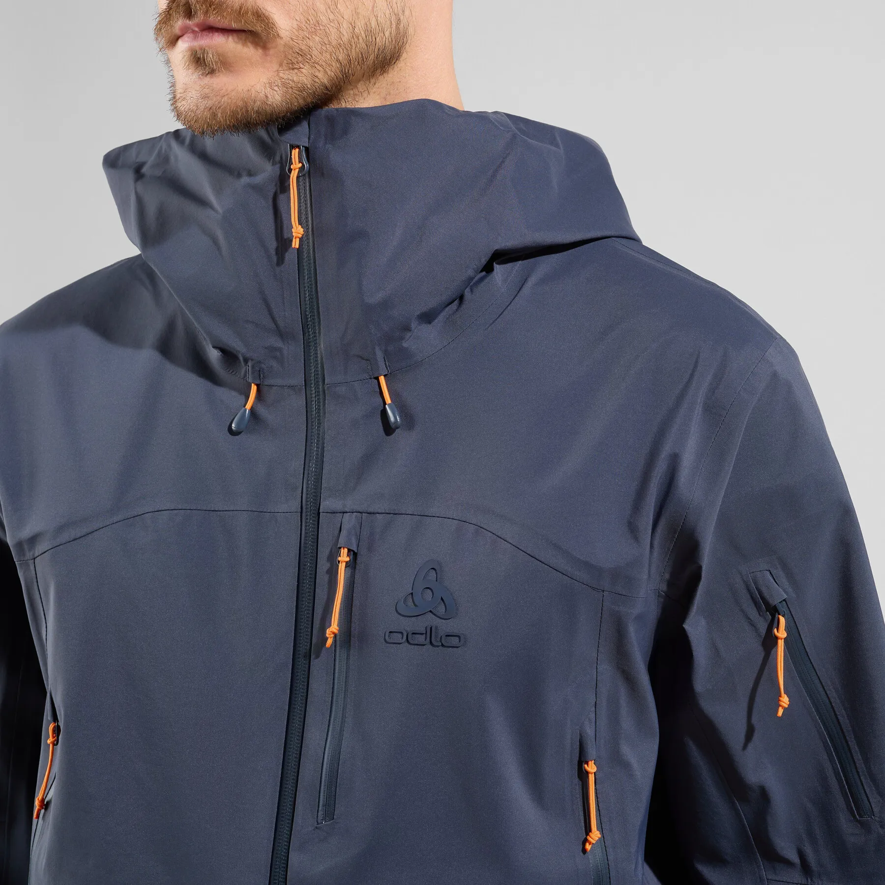 Impermeabile con cappuccio Odlo X-Alp 3l