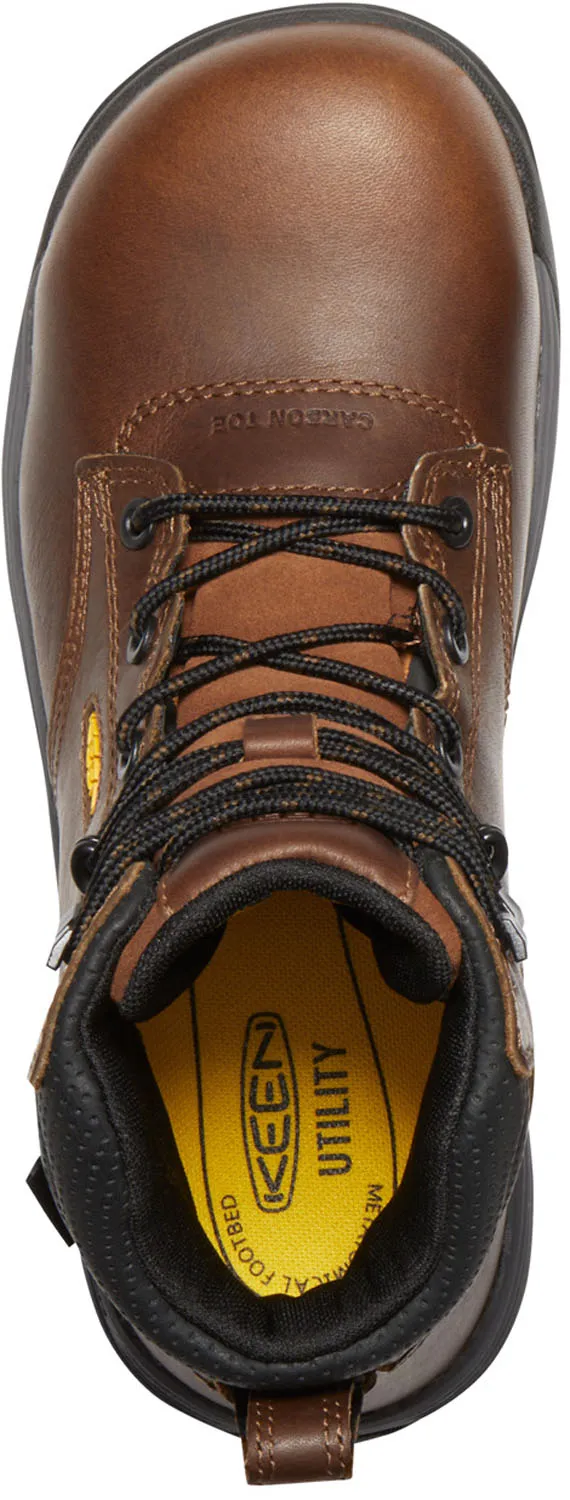 KEEN UTILITY  Chicago, Women's, Brown, Comp Toe, EH, WP, 6 Inch Boot
