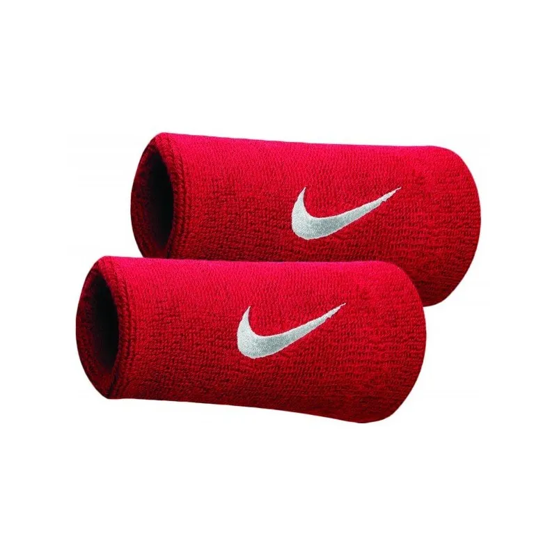 NIKE WRISTBANDS POLSINI DI SPUGNA - 1 PAIO - ROSSO