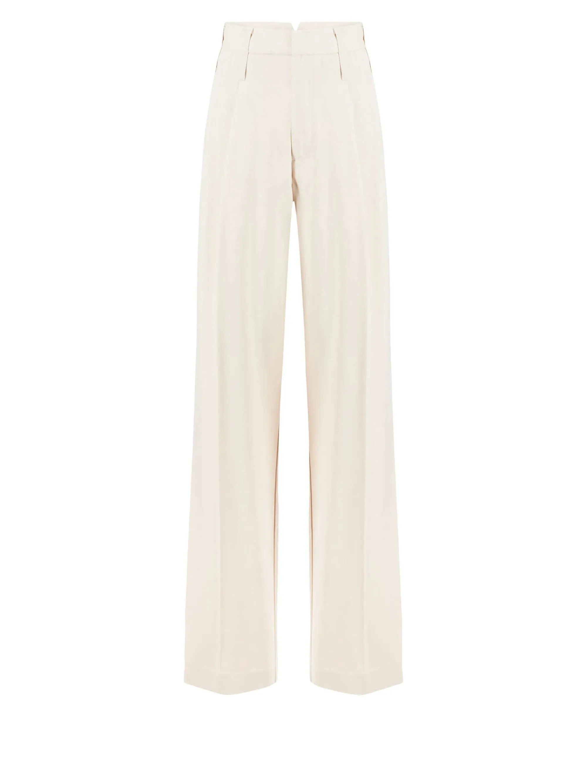 Pantaloni Ampi Dandy Bianco Luna