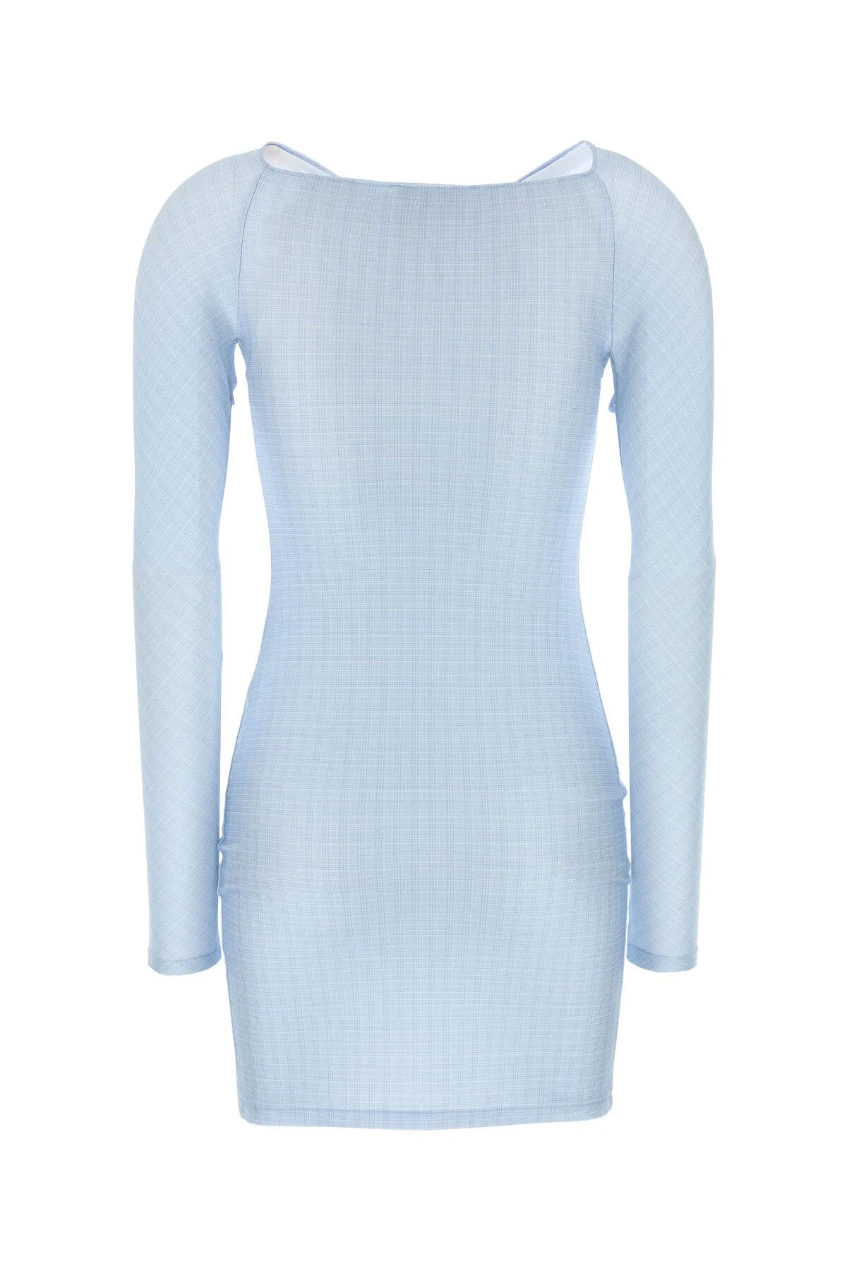 Printed jersey mini dress    