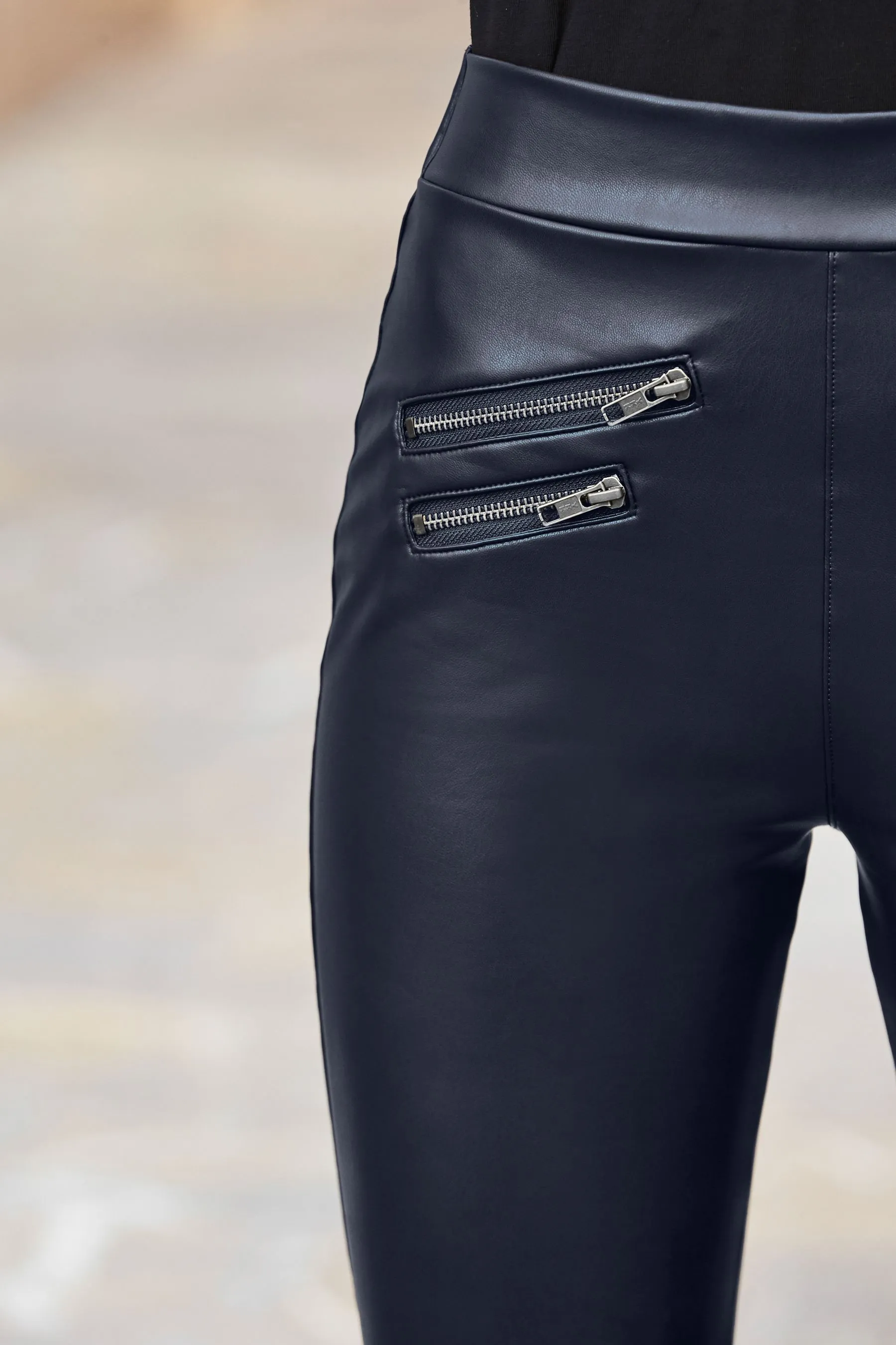 Sosandar Tall - Leggings premium effetto pelle    