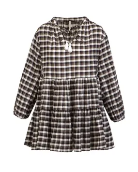 Sukienka SEAFOLLY GINGHAM TIER DRESS 54636DR-black